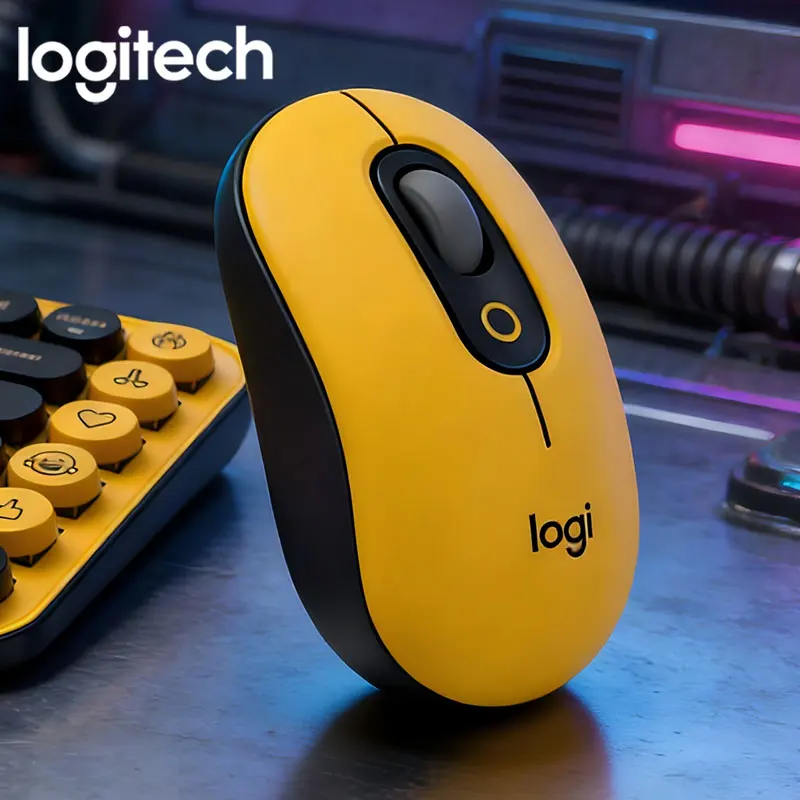 

Logitech M350 POP: бесшумный, с низким энергопотреблением, идеально подходит для командировок, офисной работы, студентов и офисных работников.