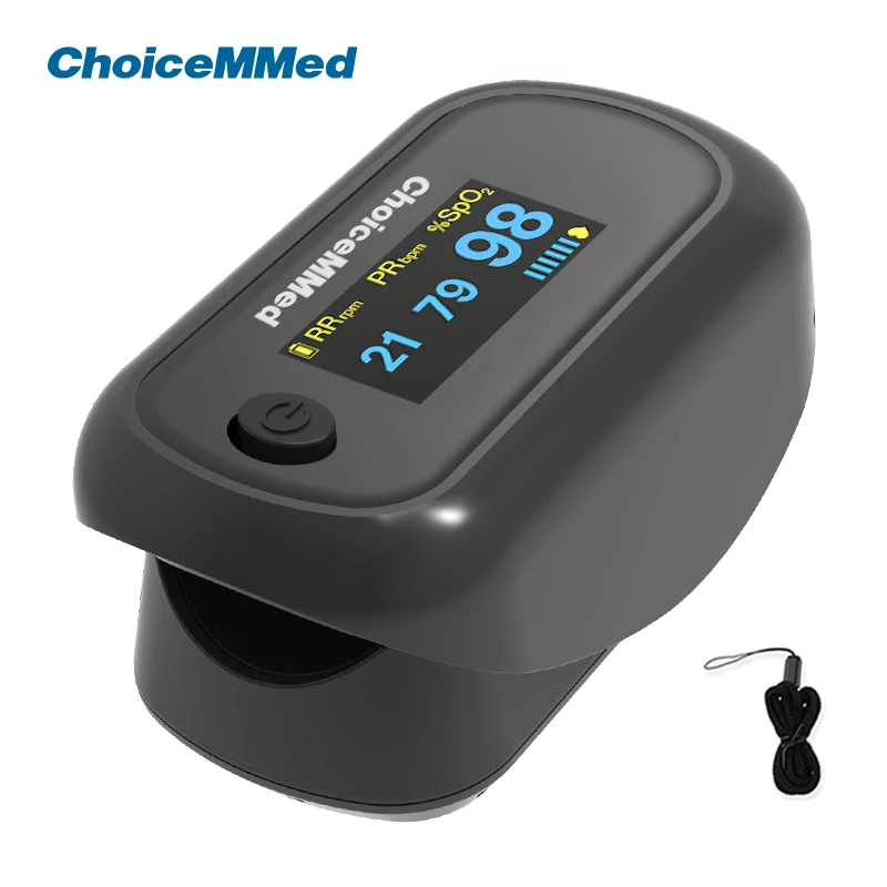 ChoiceMMed Portable Medical Finger Pulse Oximeter Blood Oxygen Saturation Meter Heart Rate SpO2 PR LCD Oximetro De Dedo Monitor