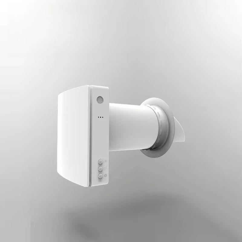 Single Chamber Heat Recovery of Wall Mounted Air Heat Exchanger with Intelligent Ventilation Controller