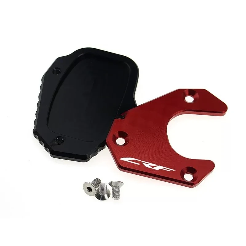 Motorcycle Side Stand Enlarger Base Anti‑Slip Kickstand Extension Pad For Honda CRF250L 2019‑2021 Modification Accessories