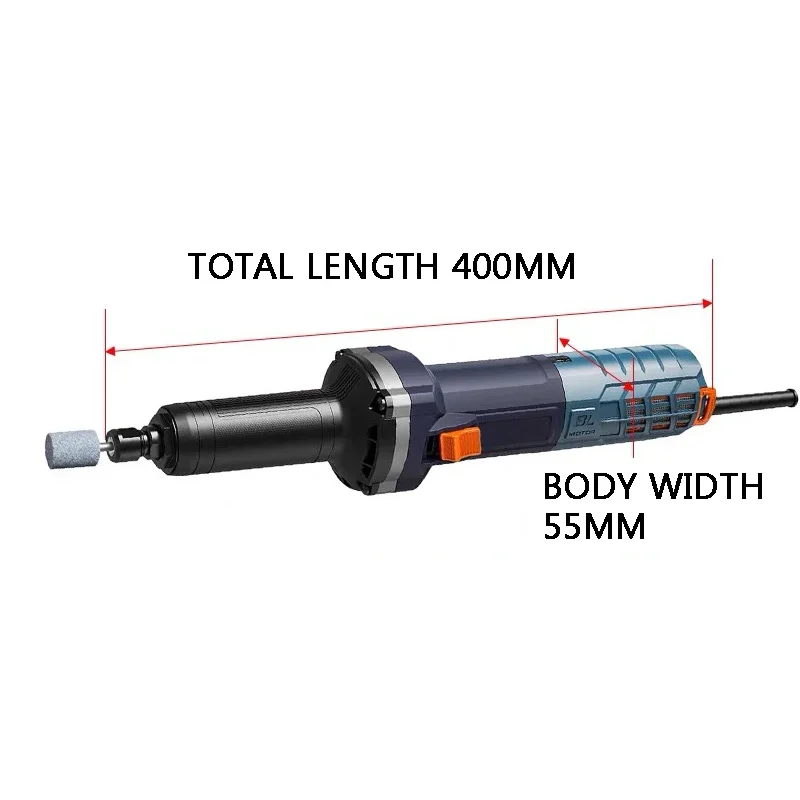 Brushless Electric Grinder Multifunctional Grinder Stone Handheld Engraving and Polishing Machine 220V