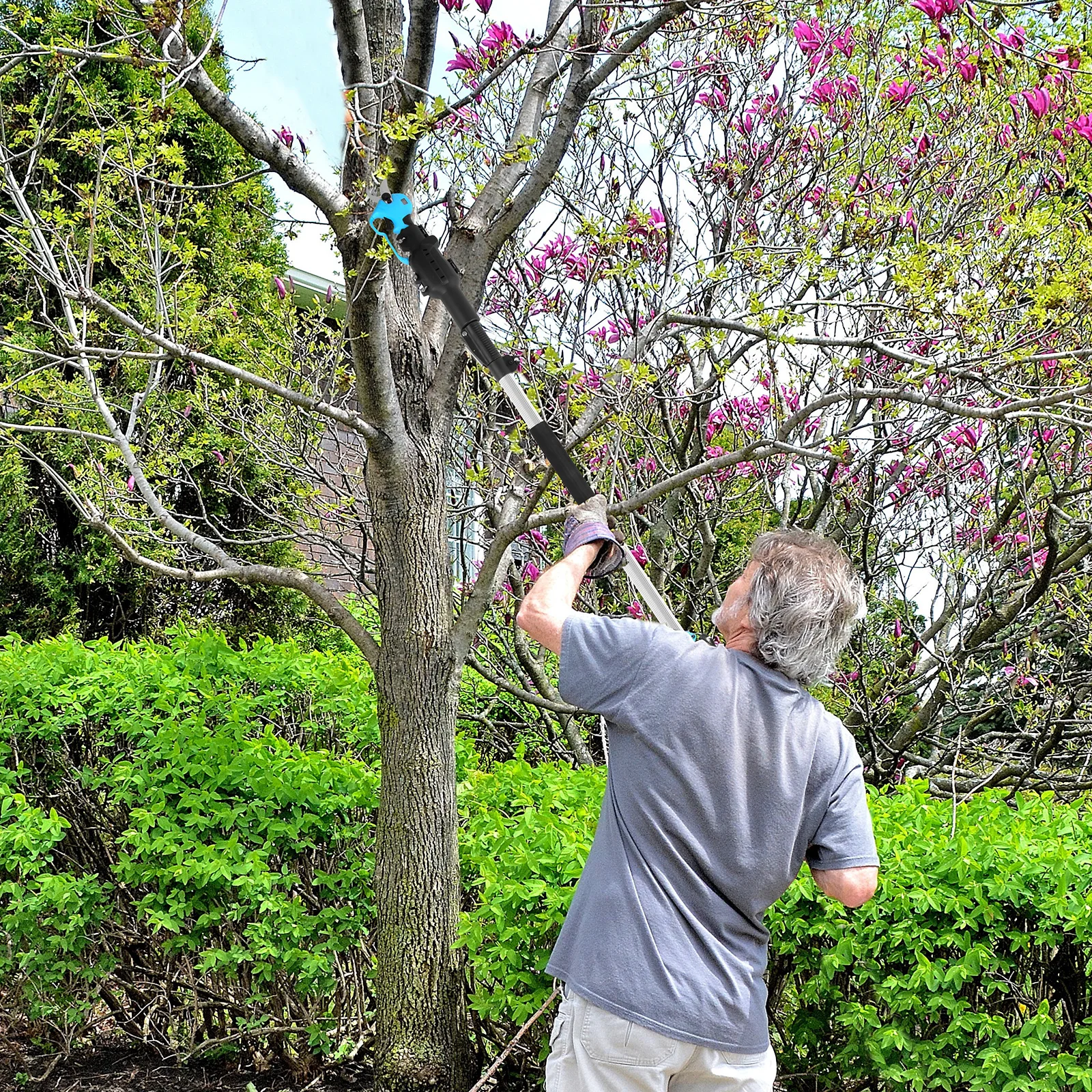 28 مللي متر مقصات التقليم الكهربائية شاشة LCD عرض المقلم الكهربائي مع بطارية ليثيوم فروع شجرة الفاكهة التقليم القاطع