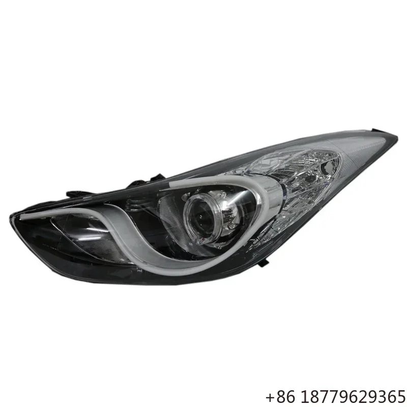 Custom Full LED Headlights with Bi-Xenon Projector Lens DRL Plug-and-Play Sedan Fitment 2012-2015