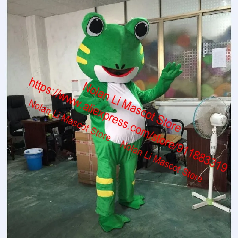 Factory Direct Sales Frog Mascot Costume Cartoon Set Fancy Dress Party Cosplay Halloween Christmas Birthday Gift 1174