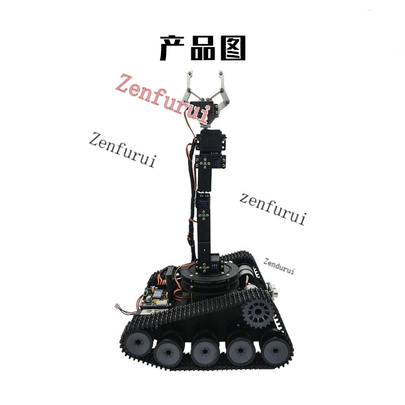 Crawler Robot 6-Degree-of-Freedom Mechanical Arm Open Source Learning Intelligent Tracking Obstacle Avoidance Car Competition