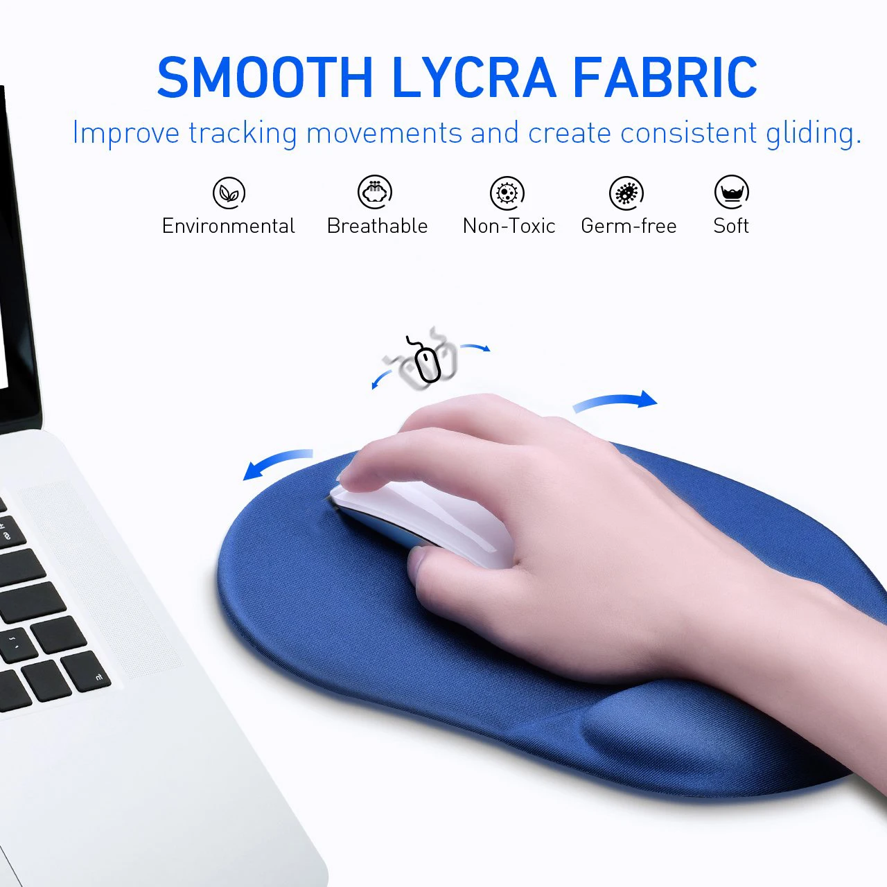 Ergonomics Gaming  Mouse Pad with Wrist Rest for Computer mackbook Laptop Keyboard Mouse Mat with Hand Rest Mice Pad