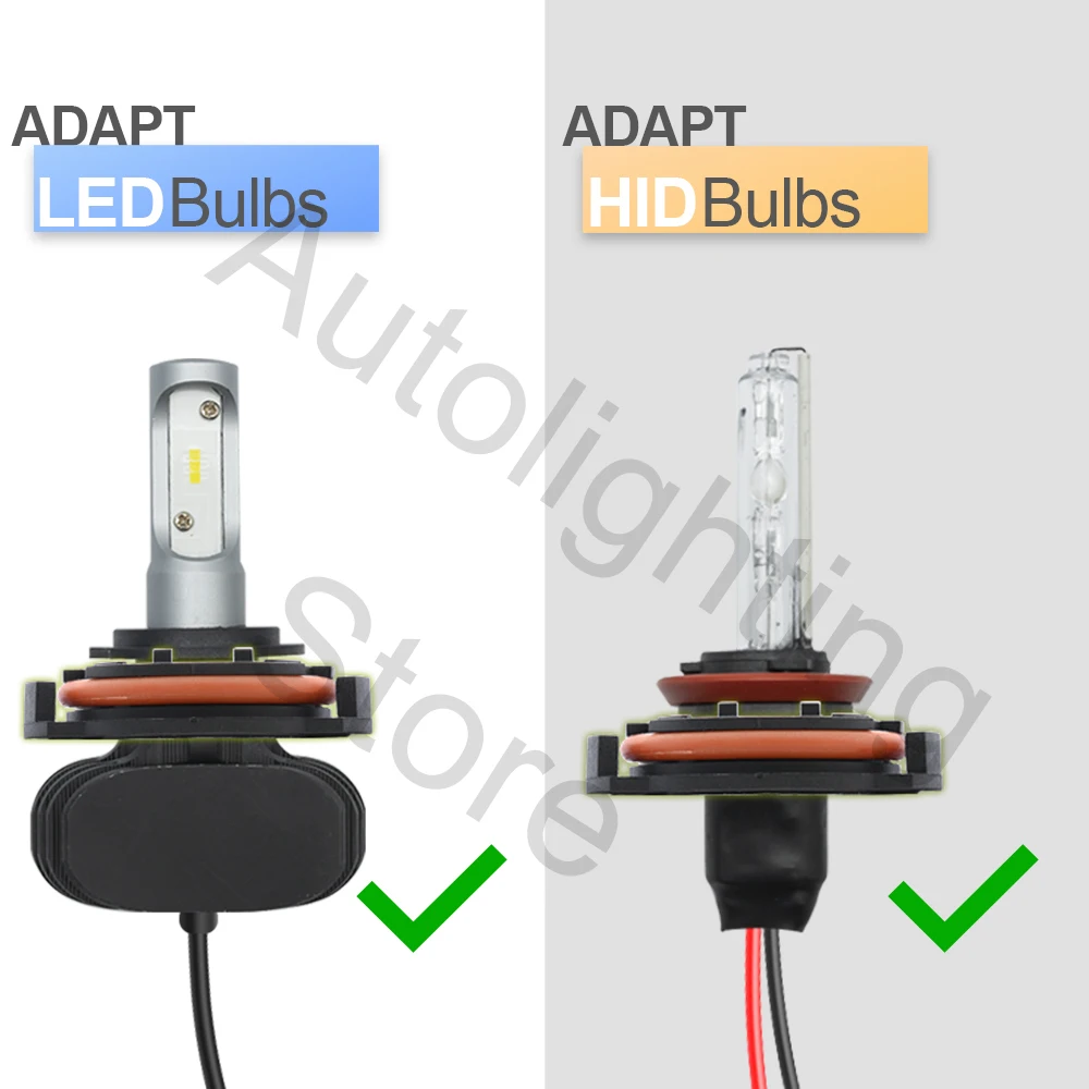 2Pcs H7 LED HID Headlight Bulb Retainer Clip Base Holder Headlamp Socket Adapter for Opel Astra G 1998-2005 Zafira A 1999-2005