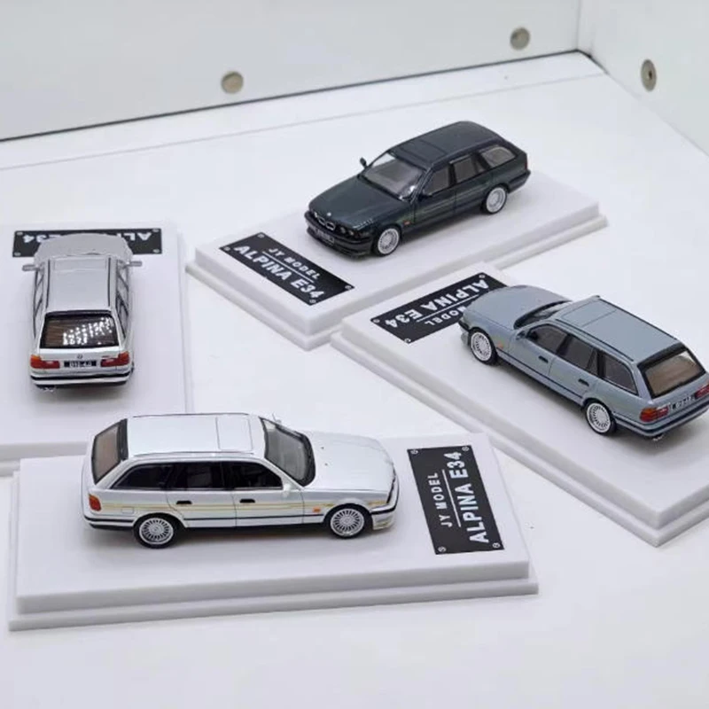 

Модель JY 1/64 ALPINA E34, станция, универсал, имитация сплава, модель автомобиля, статическая коллекция, украшенные праздничные подарки, игрушки
