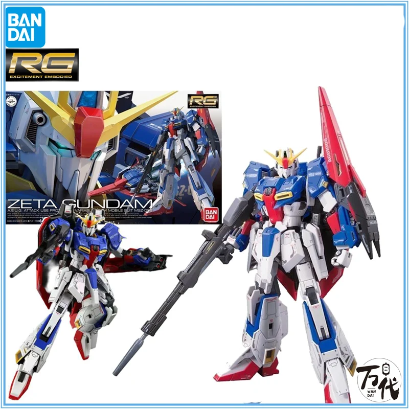 

GUNDAM BANDAI MODEL KIT ANIME FIGURE HGUC 1/144 MSZ-006 ZETA GUNDAM GENUINE GUNPLA MODEL ANIME ACTION FIGURE TOYS FOR CHILDREN