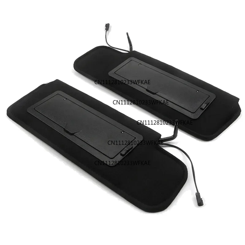 1Pair Car Sun Visors Shades W/LED Light 12459827 14081826 For Chevrolet Corvette C4 1984-1996 Sunvisors Vanity Mirror