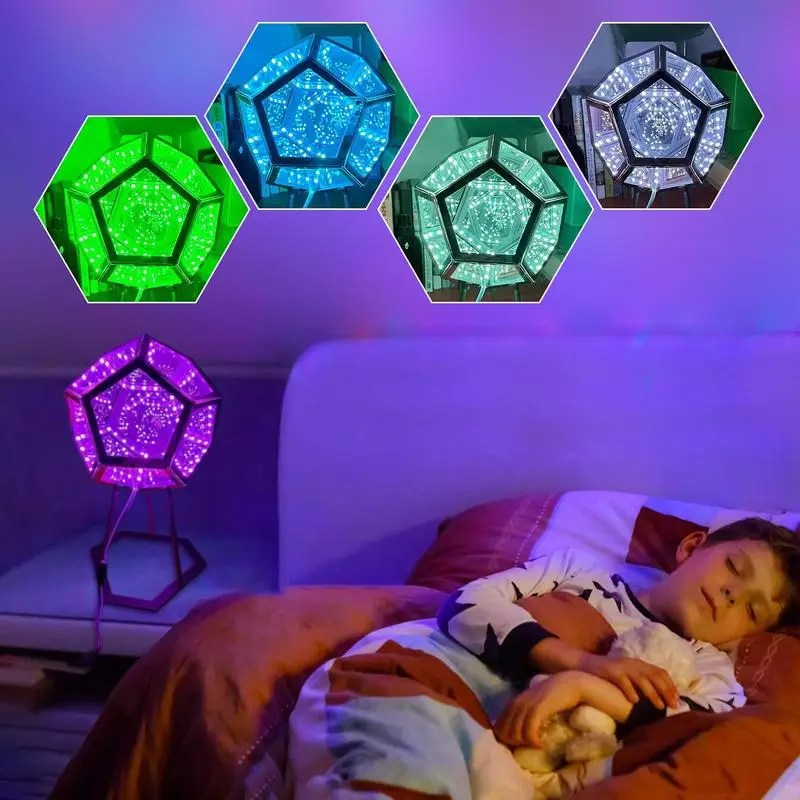 Настольная лампа, меняющая цвет