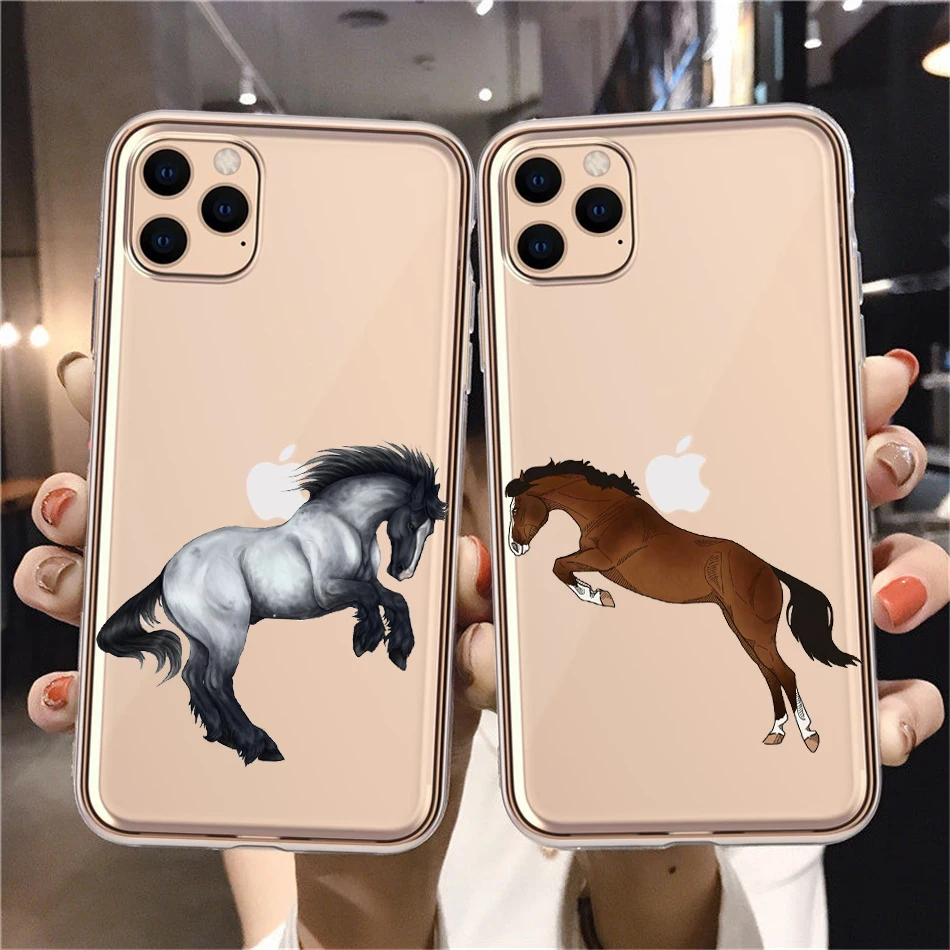 Frederik The Great beauty horse Soft Shell Phone Cover For Apple iPhone 16 15 14 13 12 11 Pro Max 15 16 PLUS Back Fundas Cover