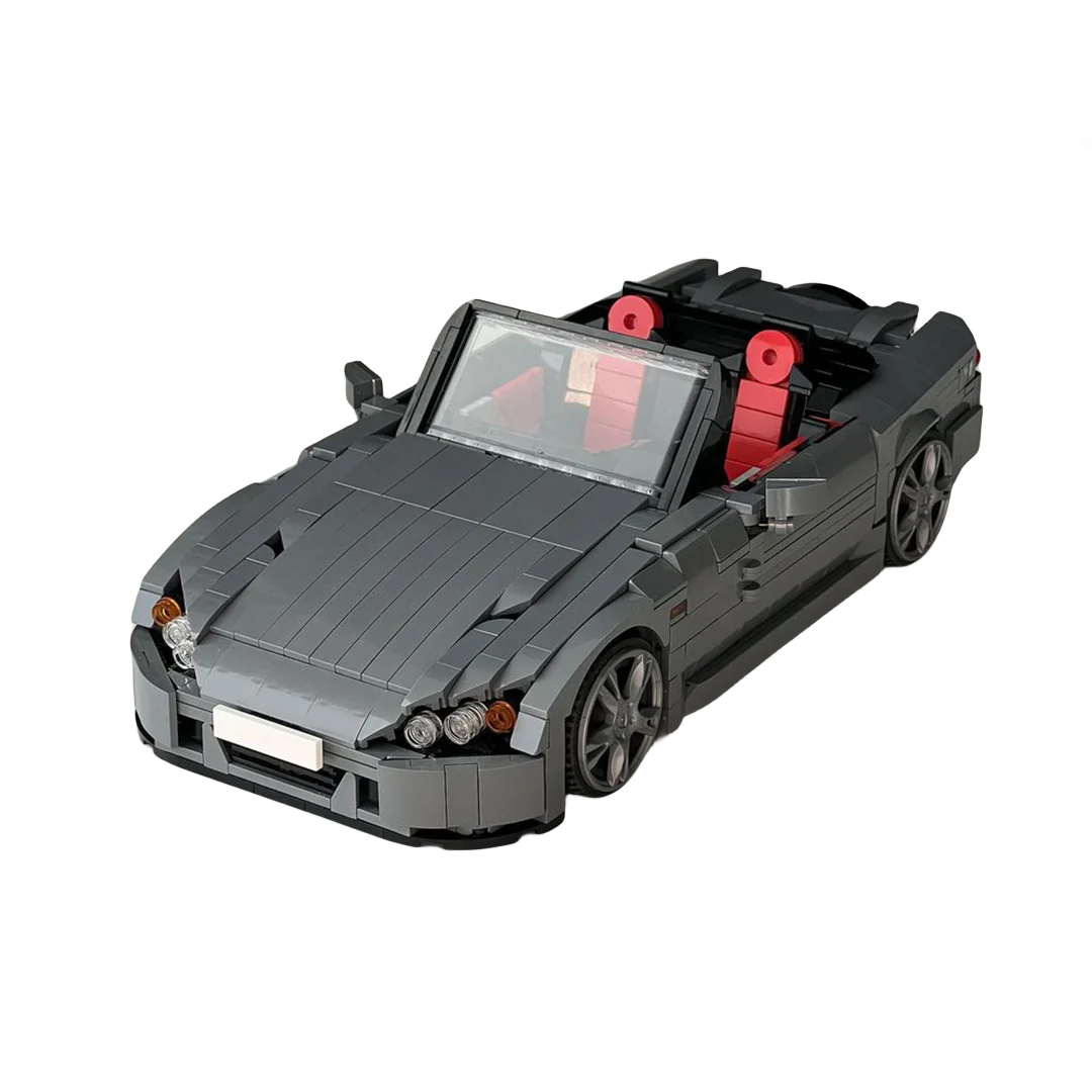 MOC-132172 Sports Car 1249PCS Building Block assemblaggio di tecnologia fai da te giocattoli da disegno elettronici per regalo di compleanno per bambini