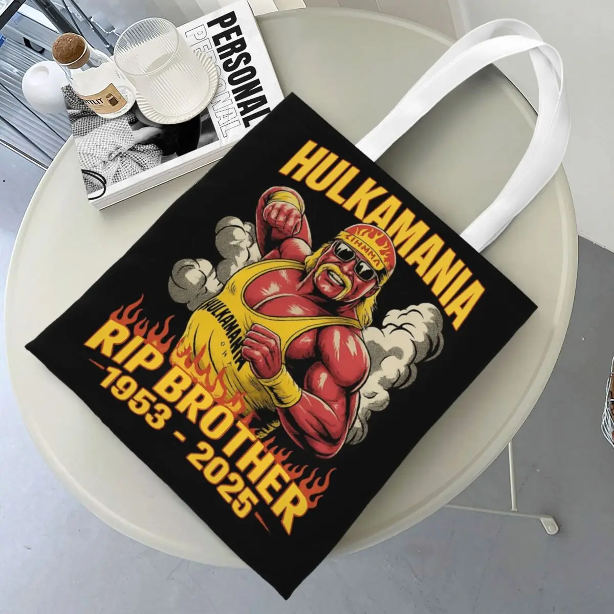 

Hulk Hogans Shopper Bag Print Shoulder Bag Lady Novelty Tote Bag Cloth School Female Handbags