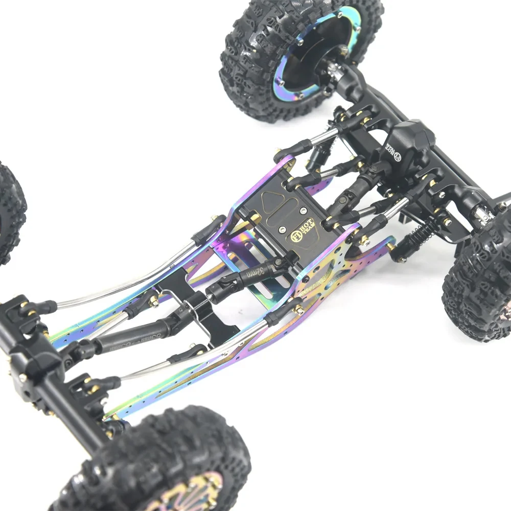 

HOT TEAM DIY 1:24 car +11mm Axle Titanium Chassis 3-section Driver Shaft Holder Bridge Hanger Beam for SCX24 rc Upgrade parts