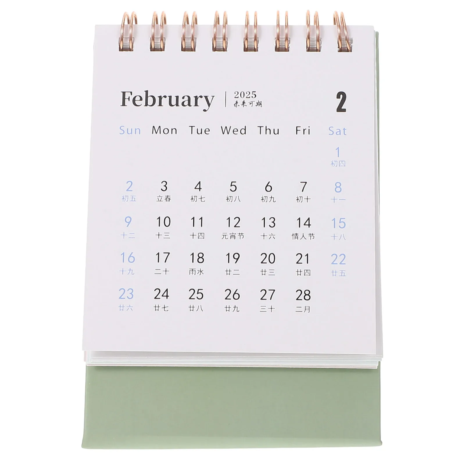 

Mini Desk 2024-2025 Small Calendars for Mini Desk Calendar Table Week Date Display Office Home Thick Base