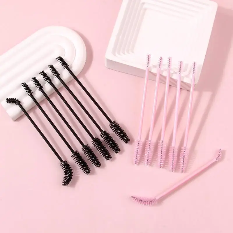 20Pcs Multi-use Double-ended Eyelash Brushes Disposable Lash & Brow Comb for Eyelash Extension Makeup