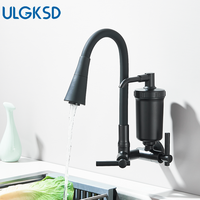 Kitchen Faucet With Filter In Wall Style Vegetable Basin Retractable Water Purifiertap Water Direct Drink Purifier Single Cold