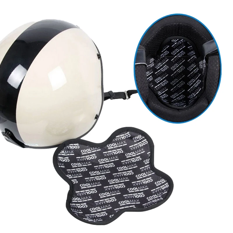 1Pc Motorhelm Insert Liner Cap Kussen Sneldrogend Ademend Zweetafvoerend Helm Isolatie Voering Moto Cap Pad