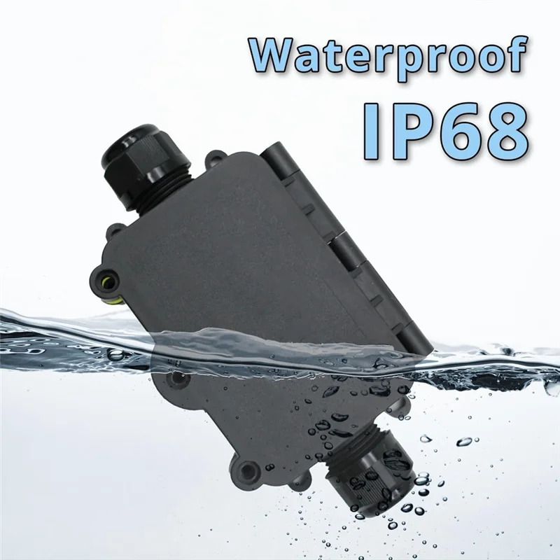 

ABKW-Terminal Block Airtight Plastic Box IP68 External Junction Box 2 Way Clamshell-Type Underground Electrical Box