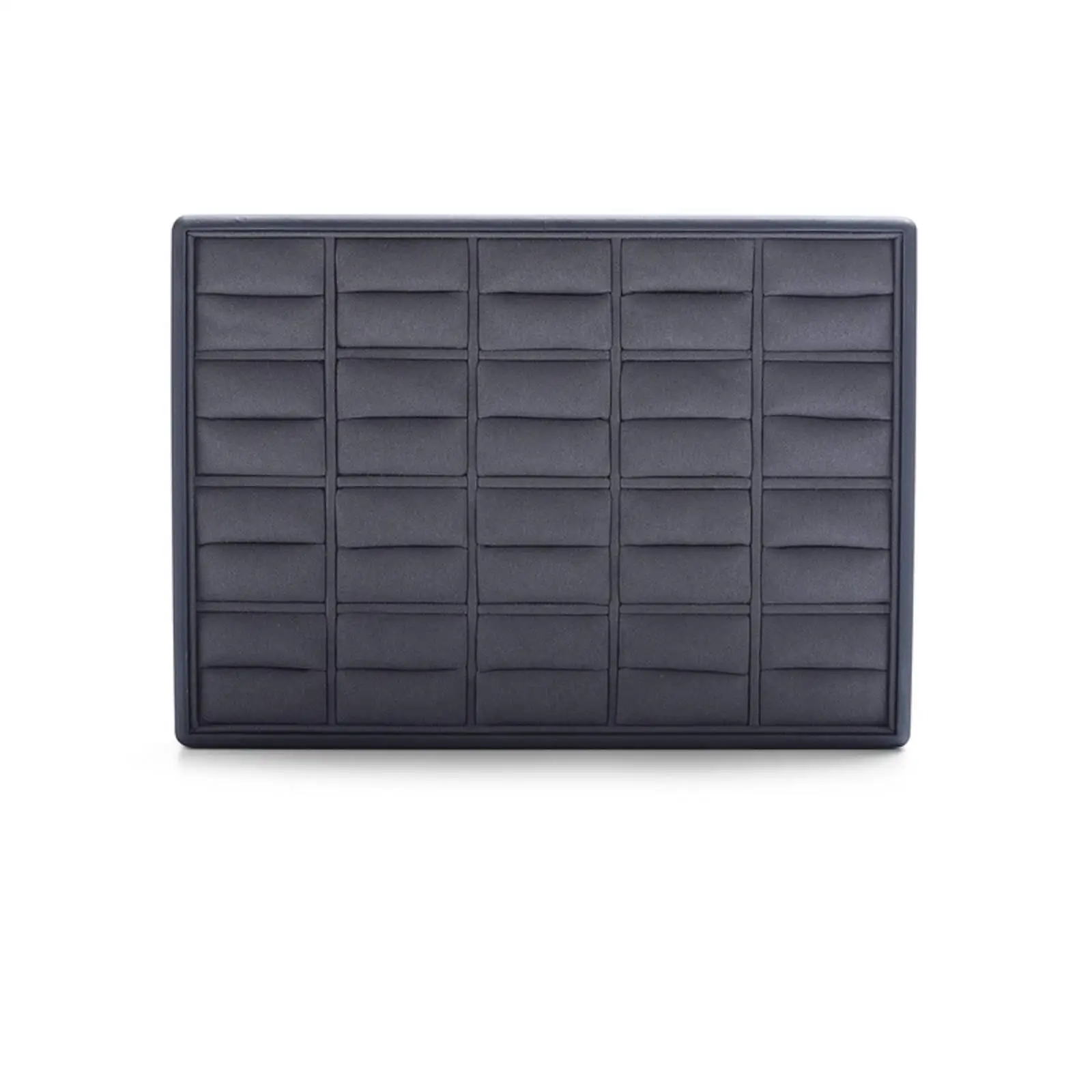 Necklace Bracelet Display Tray Jewelry Box Organizer with Microfiber Padded Interior for Protection