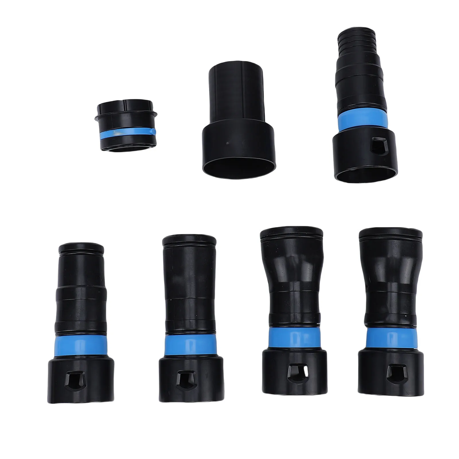 7PCS Vacuum Hose Expansion Adapters Dust Collection Quick Connectors for Home Workshop Vacuuming System Power Tool Sander