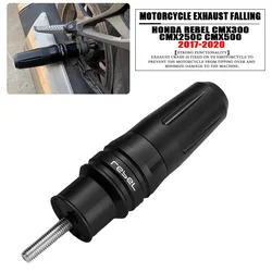 For HONDA REBEL CMX300 CMX250C CMX500 2017-2020 2019 Motorbike accessories Exhaust Frame Sliders Crash Pads Falling Protector