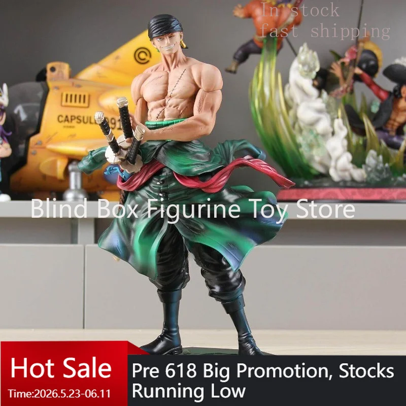 

One Piece Roronoa Zoro × Jinshan Studio Two Years Later Sword Draw PVC Figure Collectible Model Toy