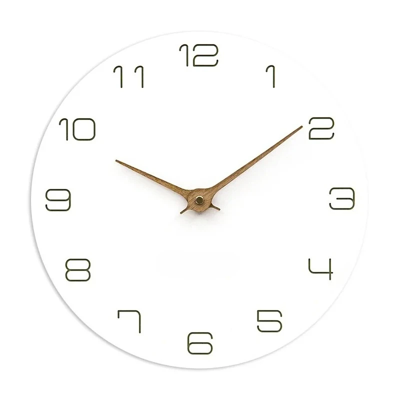 

Nordic clock wall clock, living room home simple modern creative background