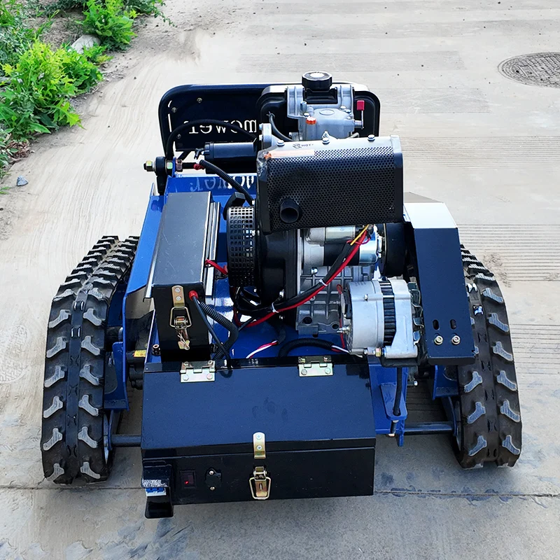 Индивидуальный интеллектуальный робот-косилка с дистанционным управлением, подходит для всех террасов для обслуживания и обрезки газонов.