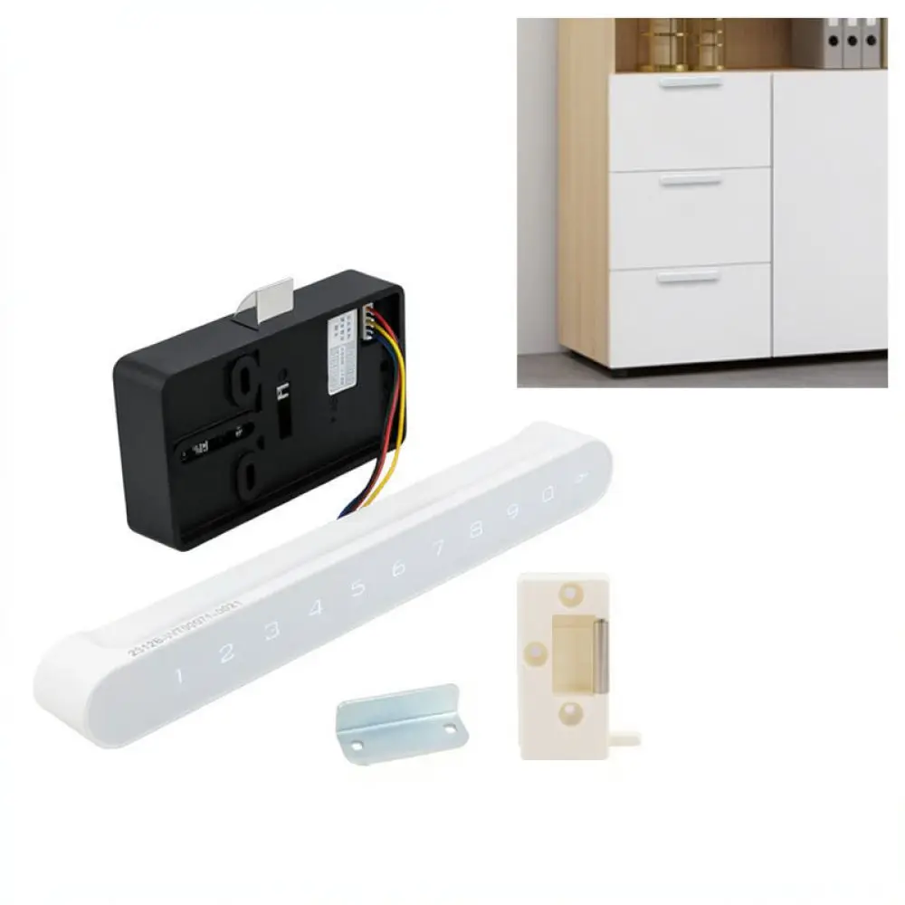 Electronic Digital Cabinet Lock For Dabe Storage File Drawer Security Keyless Code Entry Modern Furniture Hardware Accessory