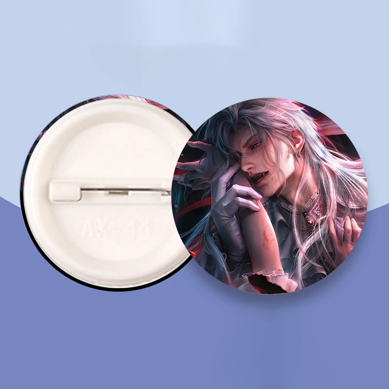 Game Love and Deepspace Badge Tinplate Pins Button Brooch Bag Decoration Accessories Sylus Xavier Zayne Rafayel Caleb Pin Gift view 6