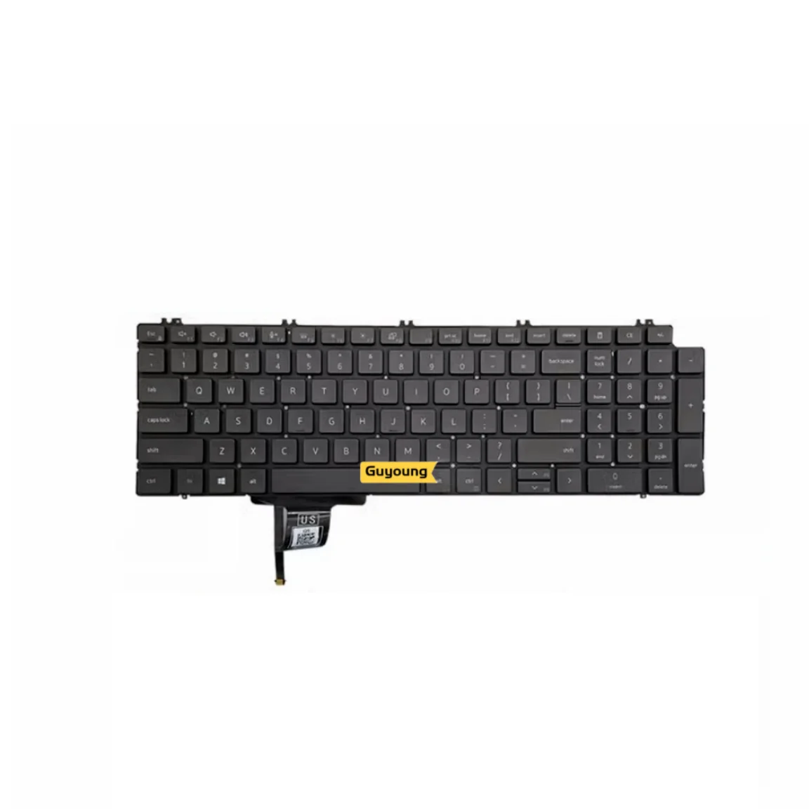 US For Dell Precision 7550 7560 7750 7760 7770 English Laptop Keyboard