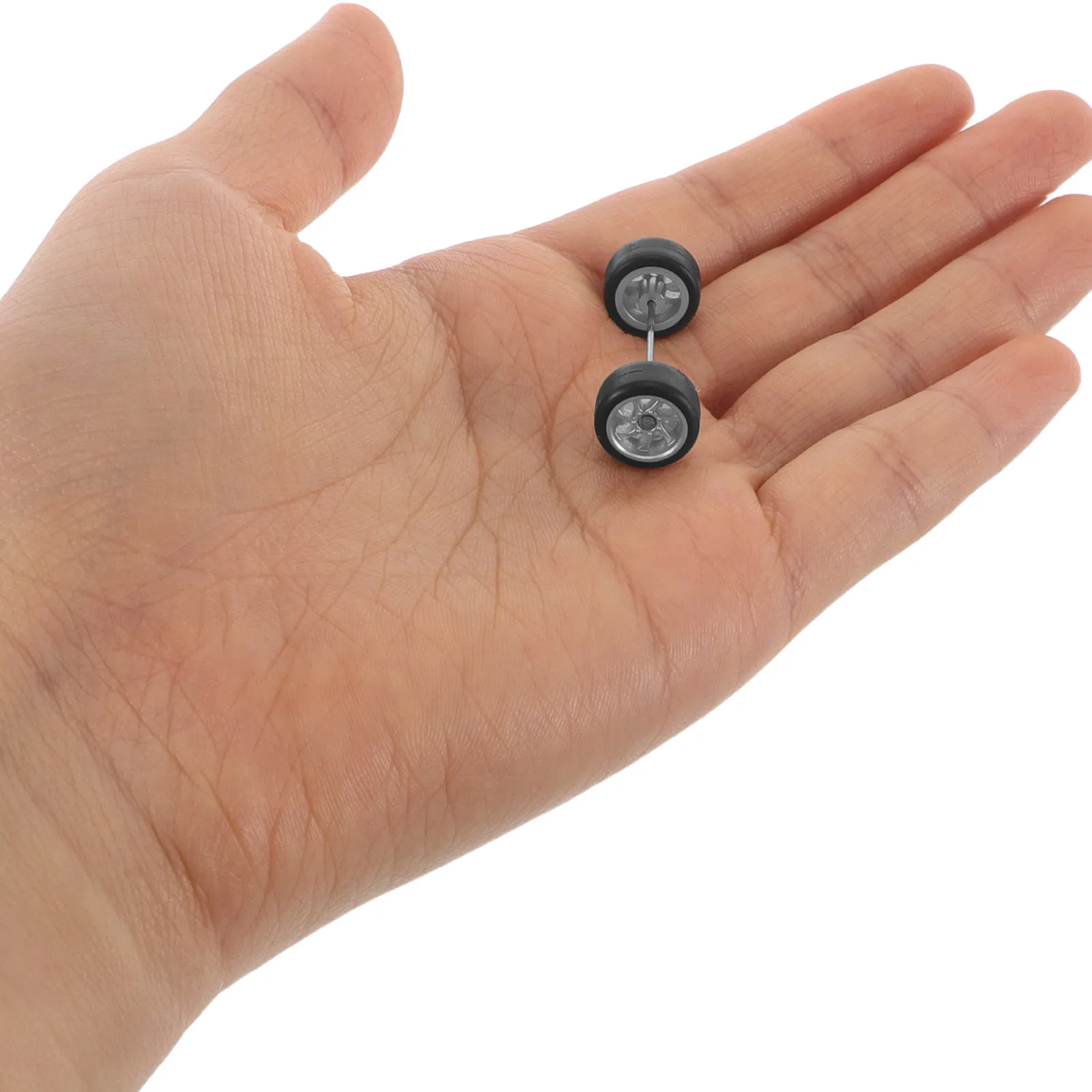 

Легкосплавные автомобильные шины 1/64, пластиковые колеса для радиоуправляемых грузовиков, лодок, вертолетов, сменные прочные резиновые колеса с улучшенным сцеплением, запчасти для DIY-моделей транспортных средств