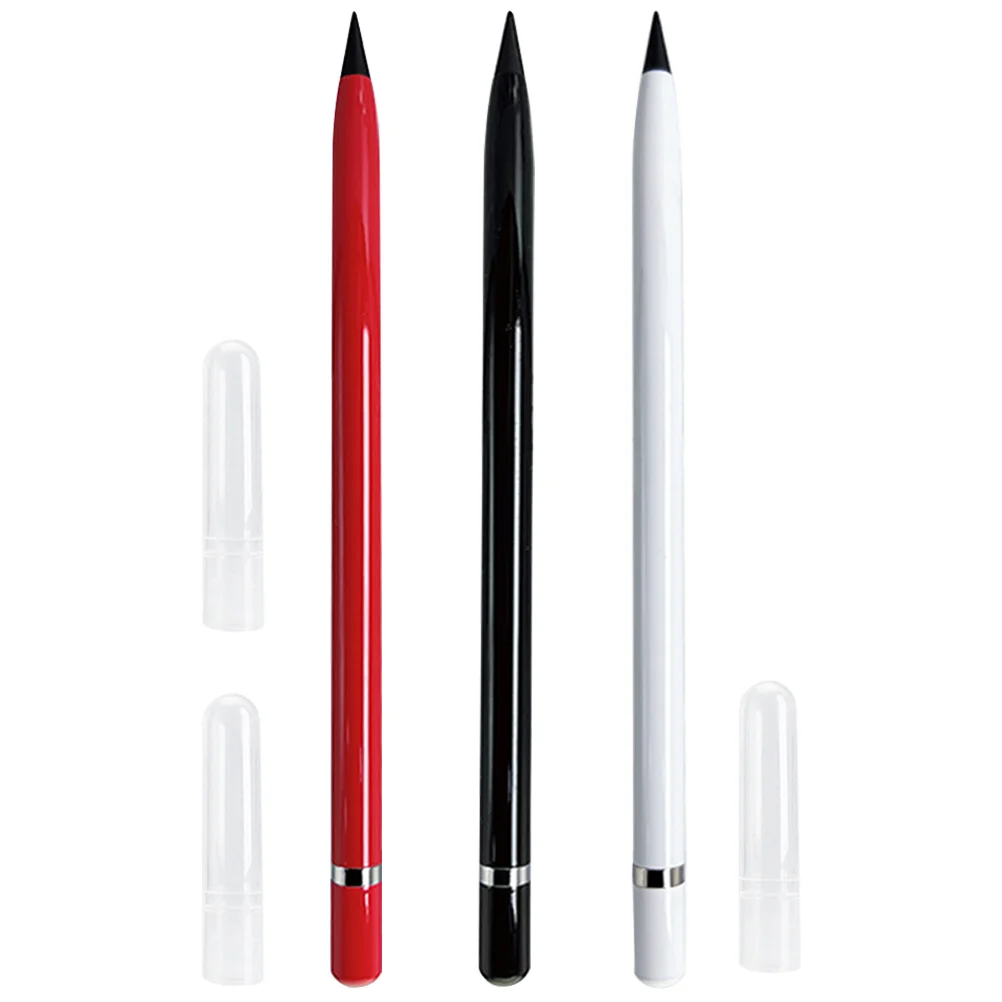 

3 Pcs Eternal Pencil No Sharpening Pencils Mechanical Engraved Inkless Pens Infinite Drawing