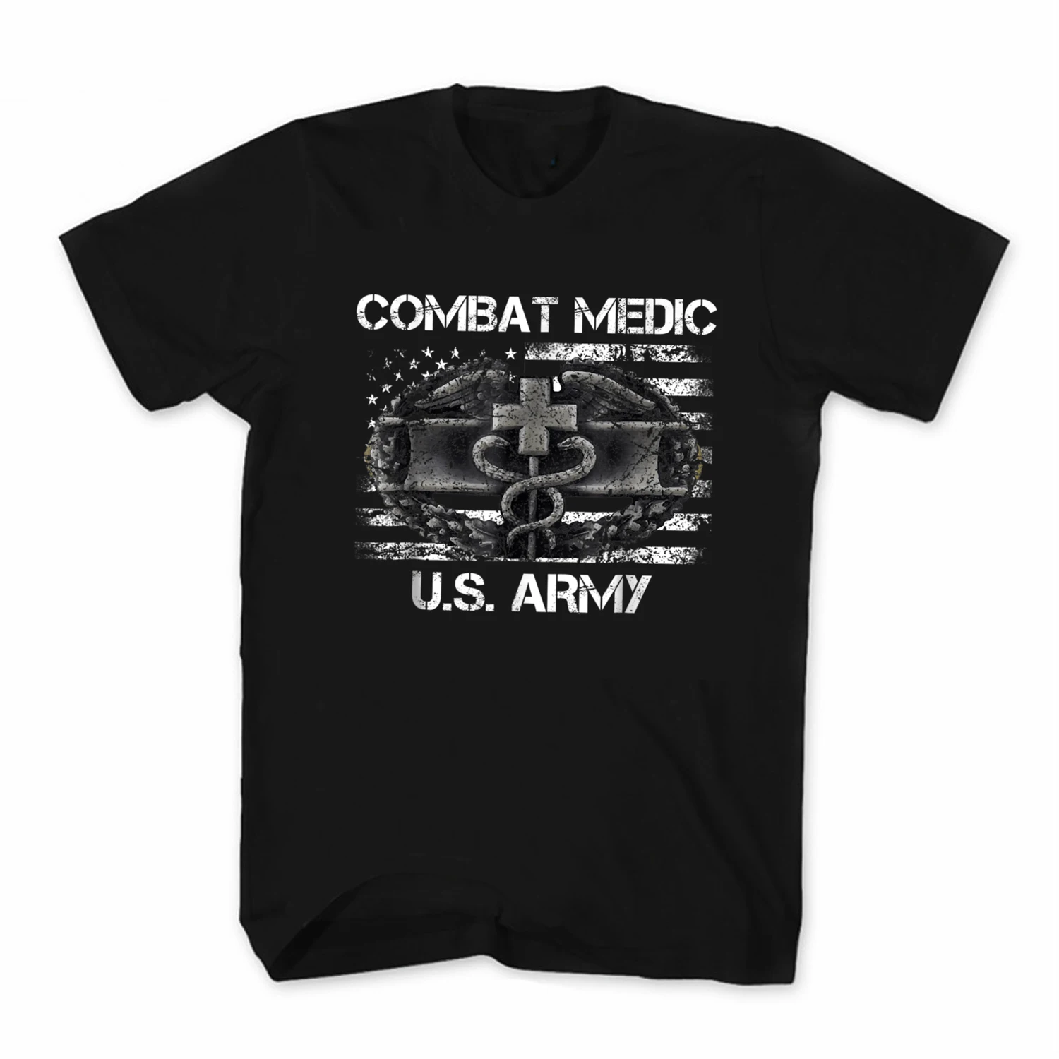 US Army Combat Medic Veteran T-Shirt. Summer Cotton Short Sleeve O-Neck Mens T Shirt New S-3XL