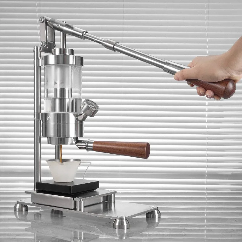 

Hand-pressed coffee machine tie rod concentration extraction small household manual pressure transformation extraction machine