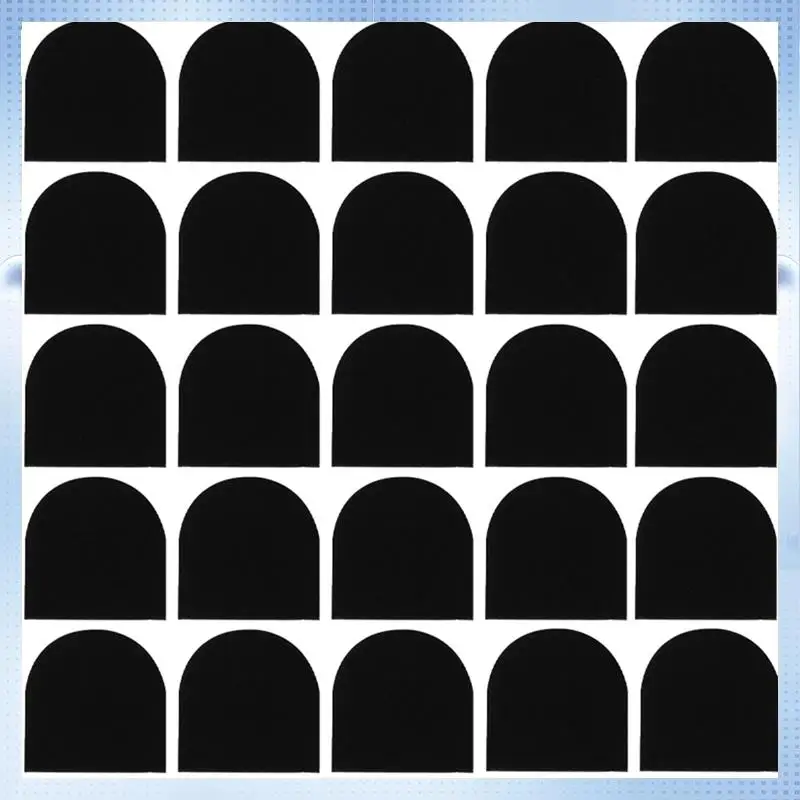 BA-400Pcs غطاء ميكروفون محمول للاستعمال مرة واحدة للزجاج الأمامي لاستوديو تسجيل KTV كاريوكي أسود