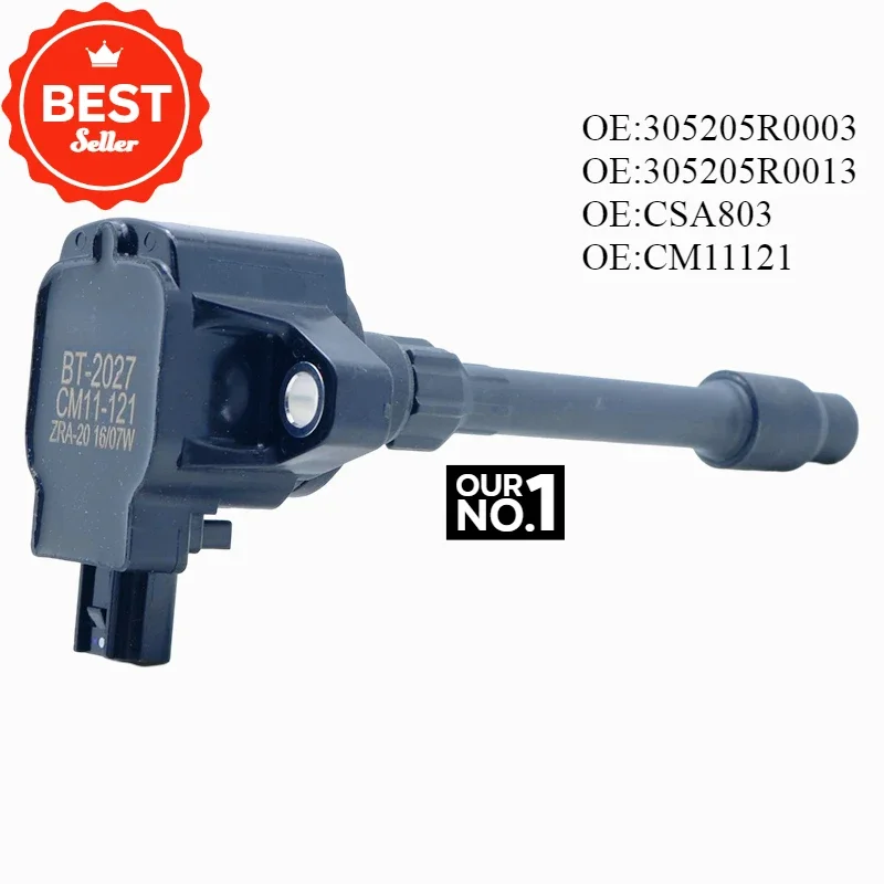 CM11-121 305205R0003 305205R0013 Ignition Coil For Honda Life Gs Greiz Gj6 Gienia Gj8 Vezel Ru City Gm2 3 6 Fit Gk5 Gr Gs 1.5L