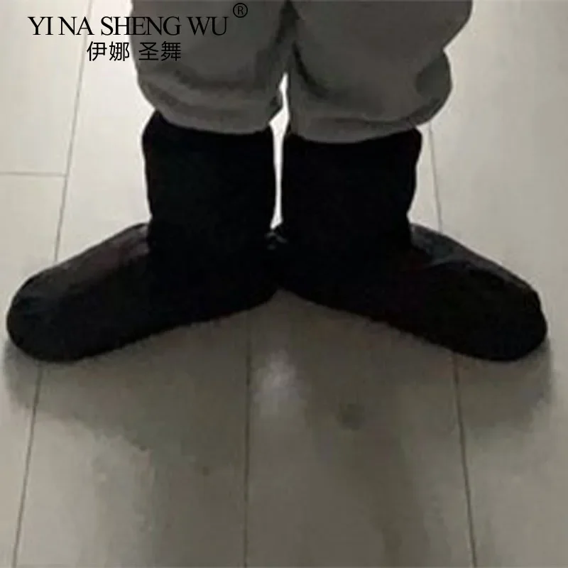 Mädchen Winter Ballett Nationalen Tanz Schuhe Erwachsene Modern Dance Boot Baumwolle Aufwärmen Übung Wärmer Ballerina Schuhe