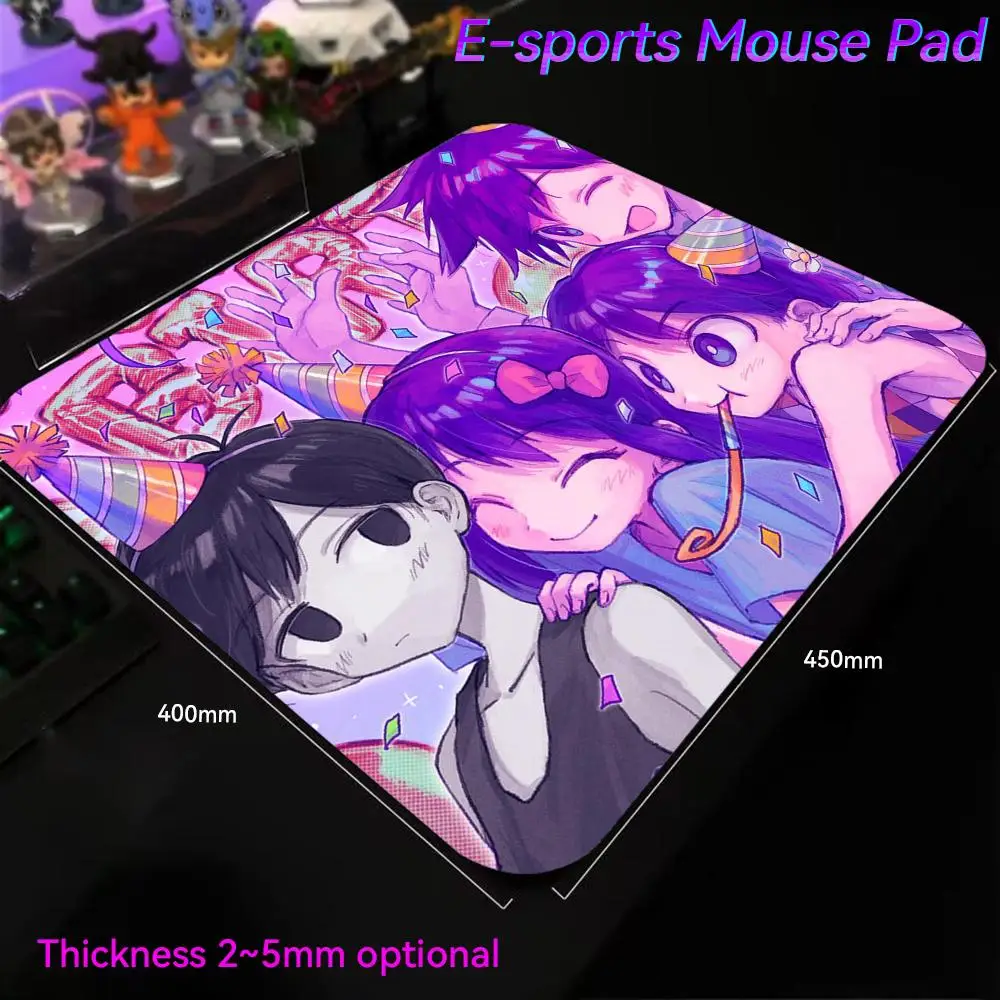 O_omori Mouse Pad Small Mouse Pc Setup Accessories Pad Wrist Protector Desktop Pc Accessories 450x400 E-Sports Pad