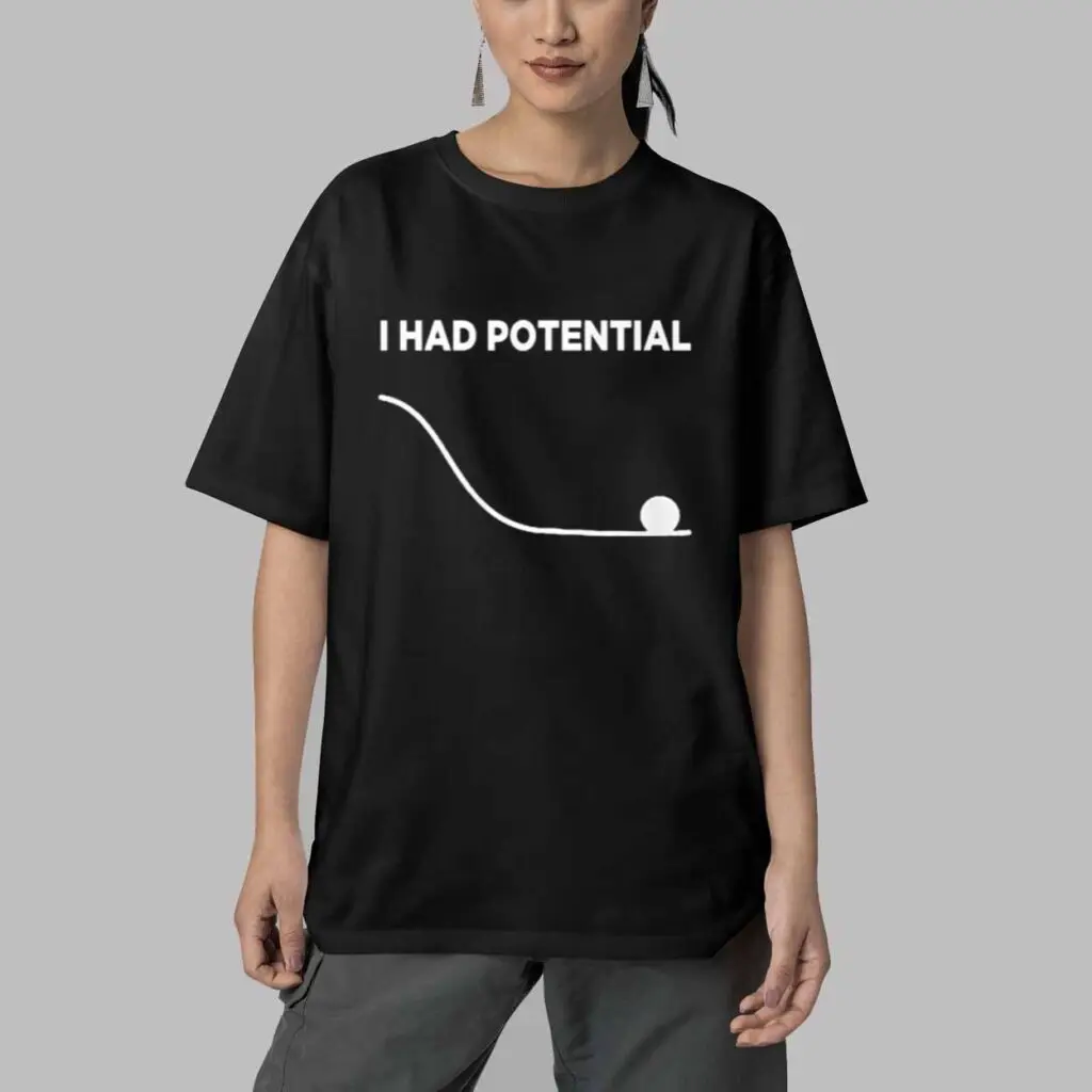2026 Project Hail Mary - I Had Potential Graphic Men T-Shirt Oversized Unisex O-Neck Short Sleeve Y2k Fashion TeeHip Hop T-Shirt