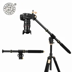 QZSD Q-YT03 Tripod Boom Cross Arm Camera Extension Arm Steeve Horizontal Bar for Canon Nikon Sony Mobile Phone Photographic