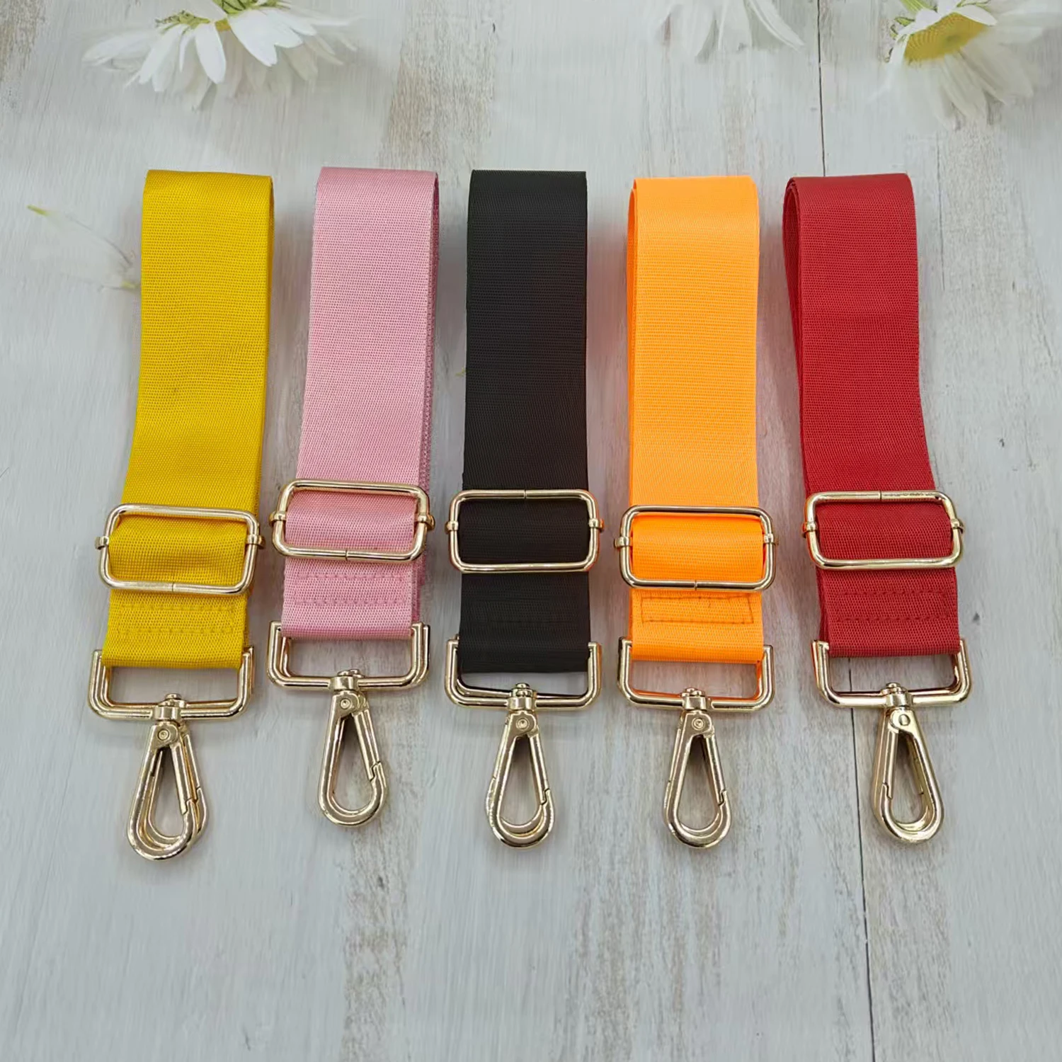 

Simple And Versatile Solid Color Shoulder Straps Adjustable Bag Straps Replaceable Crossbody Bag Straps Travel Accessories