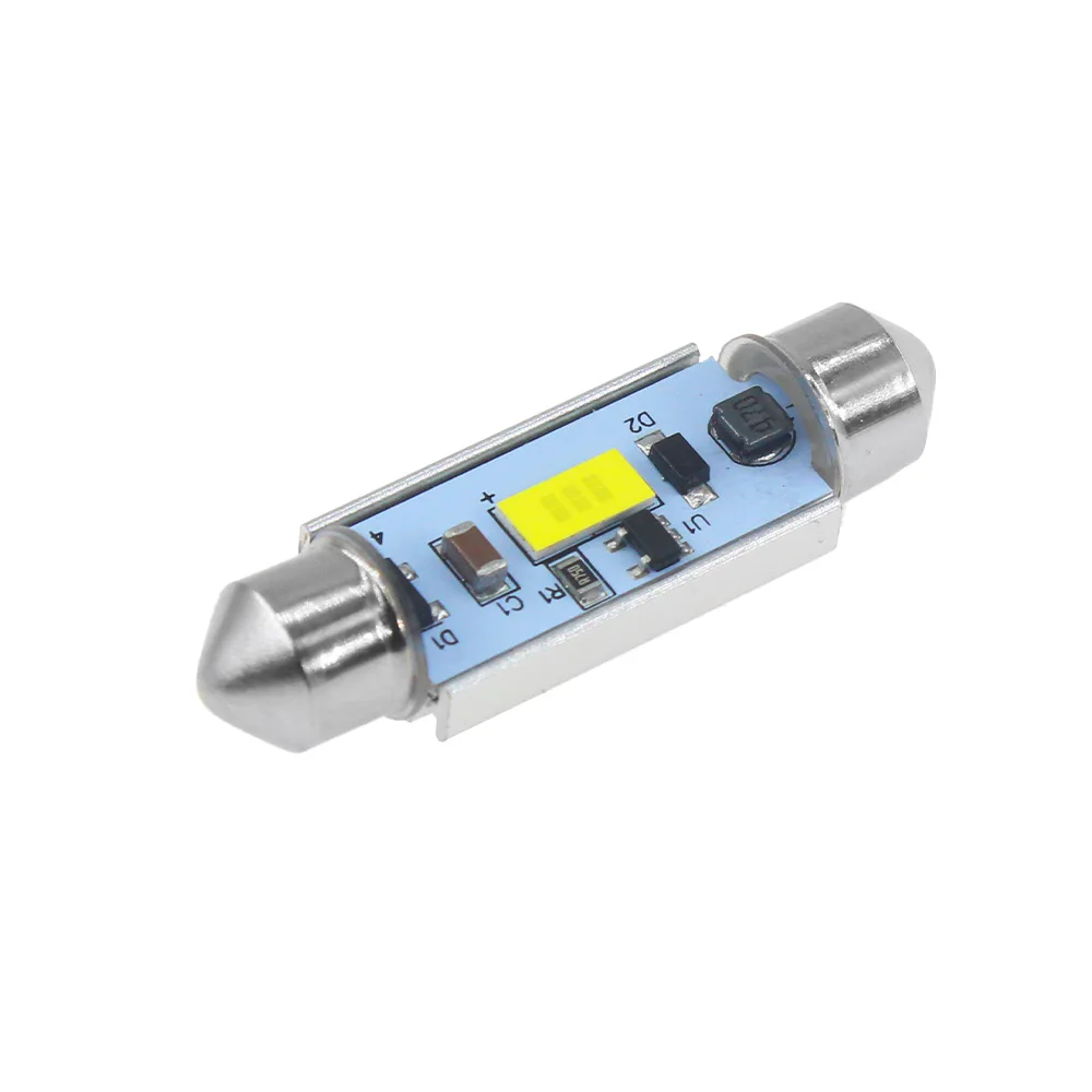 50PCS Signal Lamp C5W LED 3570 1SMD Canbus Bulb 31mm 36mm 39mm 41mm Festoon Light C10W LED Auto Interior Reading Dome Light