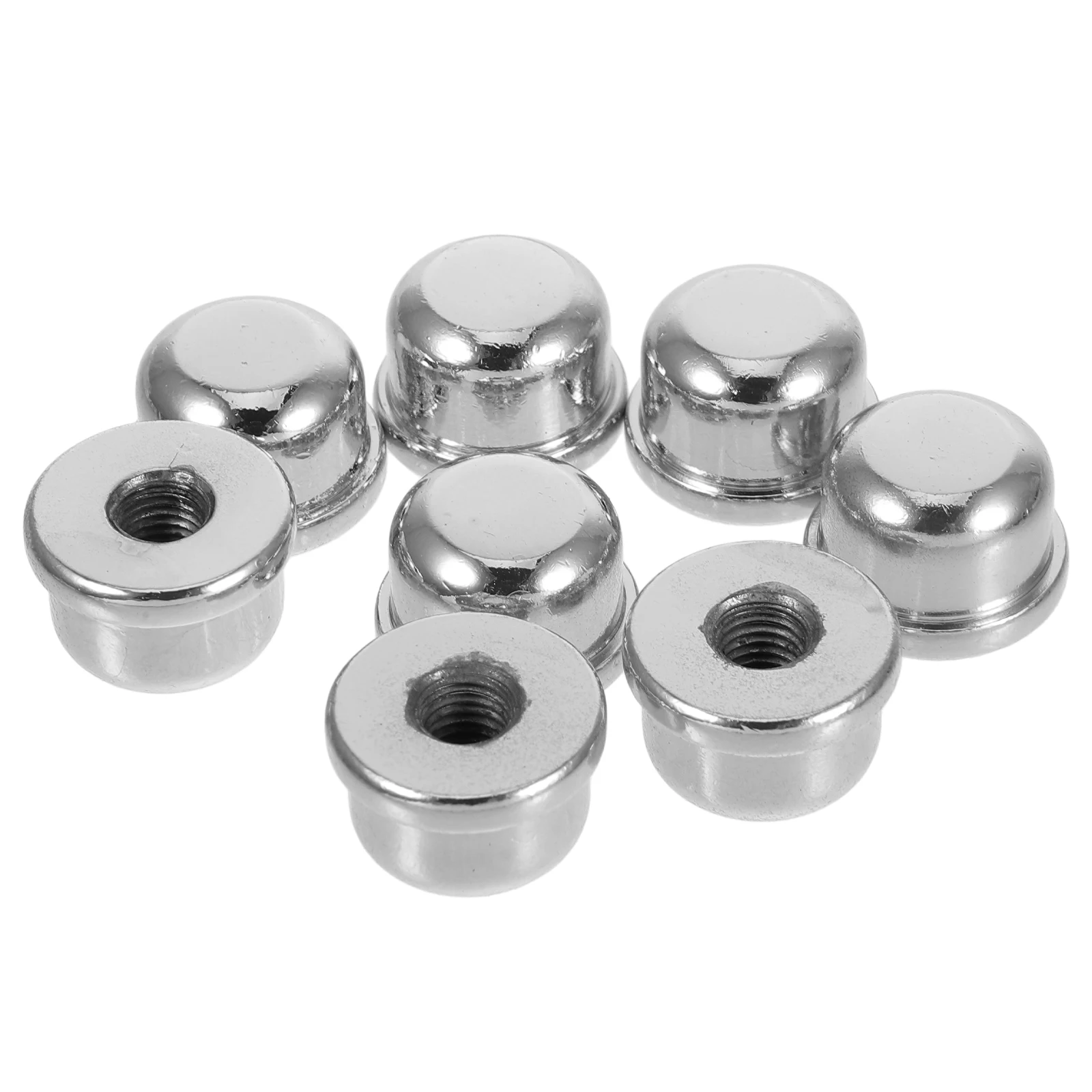 

8pcs Iron Finial Caps Ball Knob Finials For Shades Harp Tops Decorative Lamp Shade Finial Tapped 1/4-28 Solid Metal Lamp