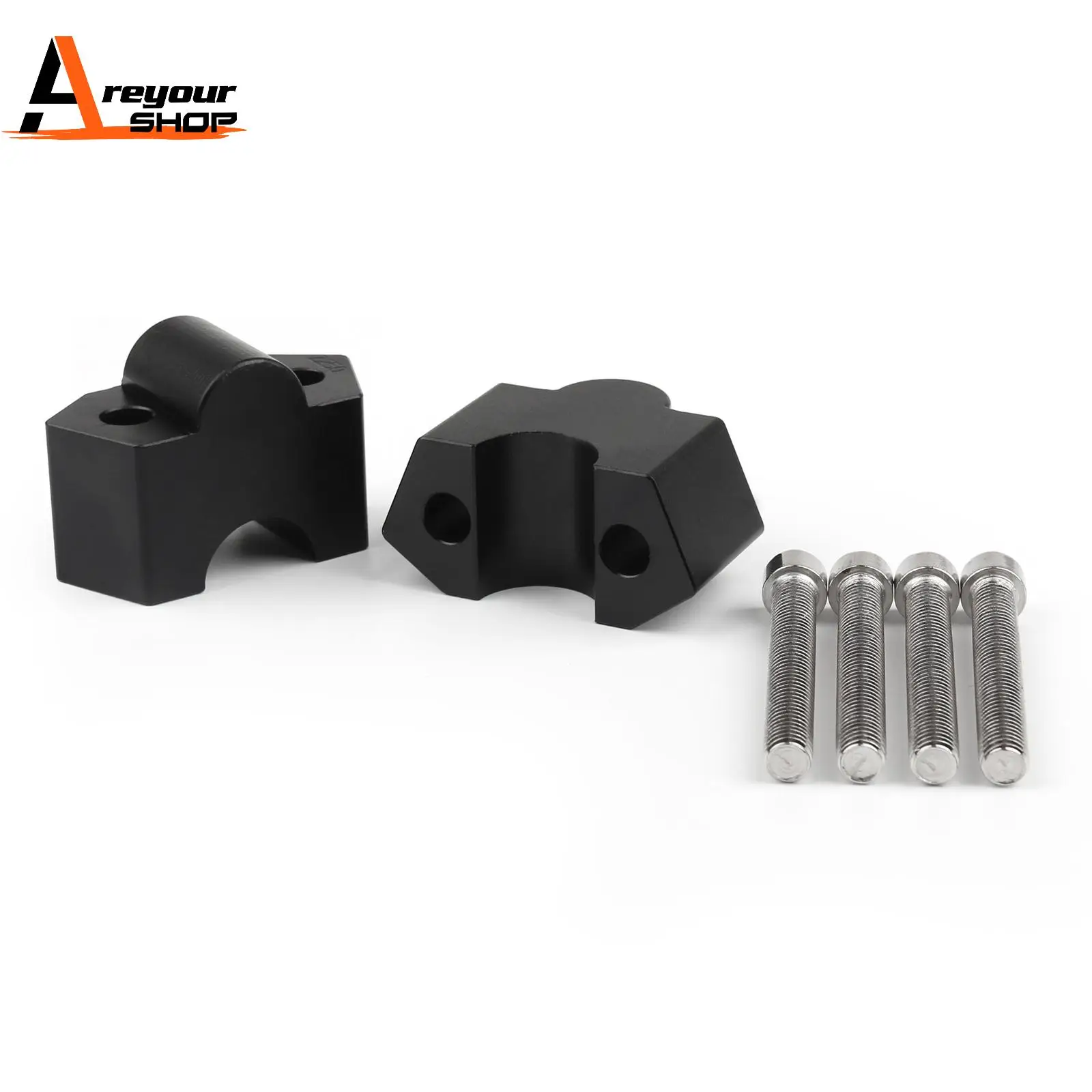 

Алюминиевые зажимы для крепления на руль мотоцикла 7/8 дюйма 22 мм для Kawasaki Z250 BLK