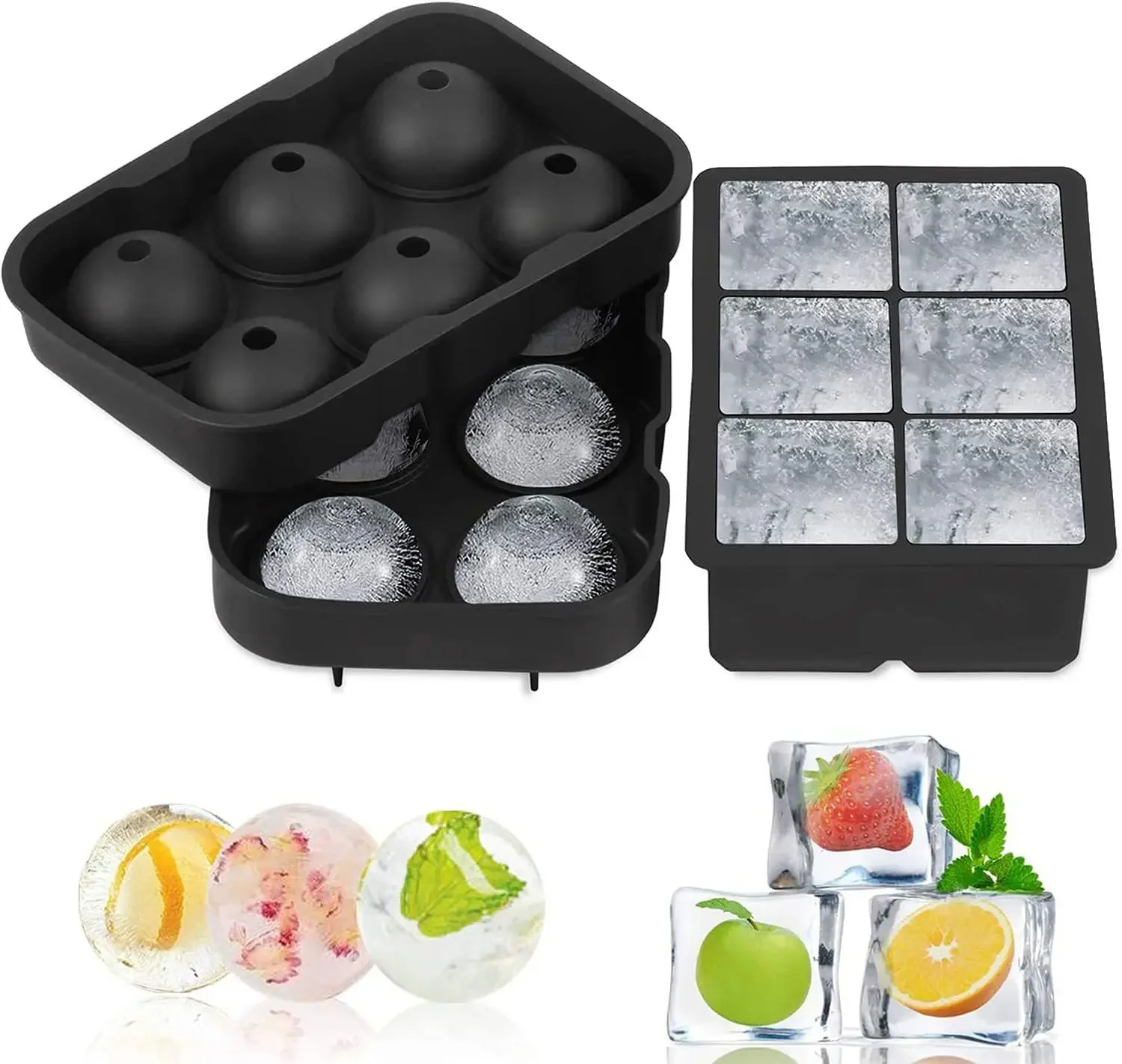 

Ice Mould Silicone Grid Ice Cube Tray Popsicle Ice Cream Chocolate Mold Box Summer DIY Drink Jelly Cool Water Tea Milk