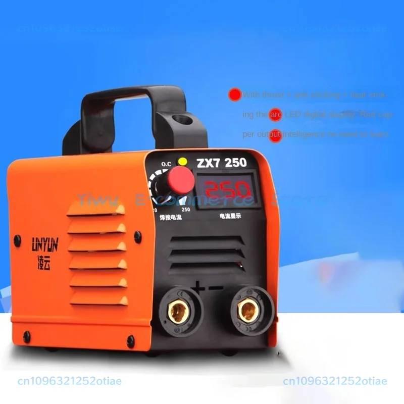 

220 В инверторный дуговой электросварочный аппарат 20-250A IP21 IGBT MMA ARC сварочный аппарат цифровой дисплей ZX7-250 6 мм сварочный аппарат BB