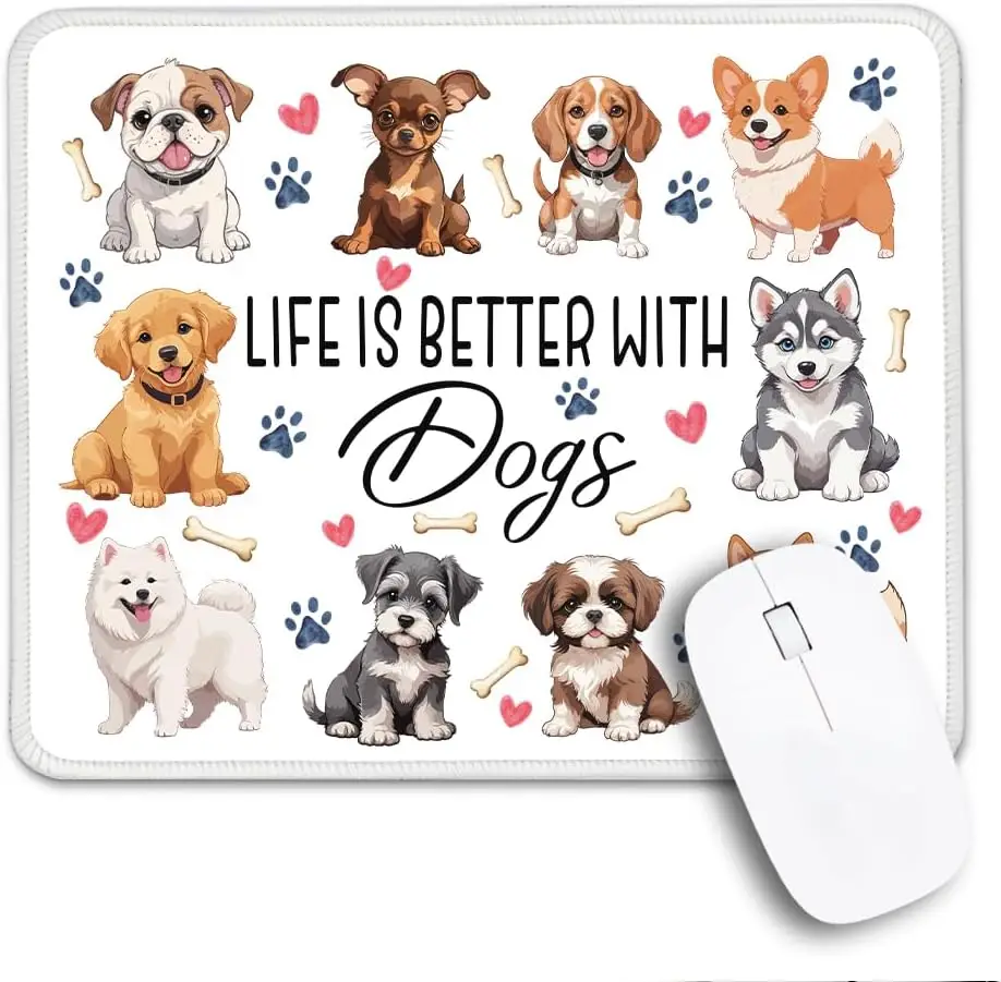 Mouse pad artisan Rectangular gaming mouse Pad Gifts for Dog Lover Dog Enthusiast Trending Pet Gift